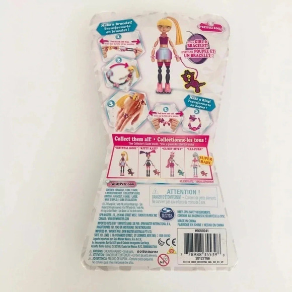 New twisty girlz krystal kool transforming doll to collectible bracelet mystery - Picture 7 of 10